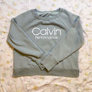Calvin Klein Performance Women’s Dusty Blue Sweatshirt Size M